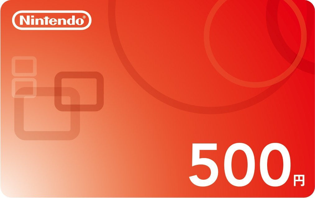 Japanese Eshop Card Eshop Nintendo Jp Japan Nintendo EShop 500 Yen