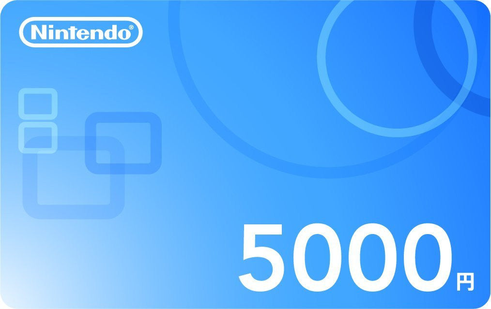 Nintendo eShop Card 5000 YEN  Japan Account digital for Nintendo Switch